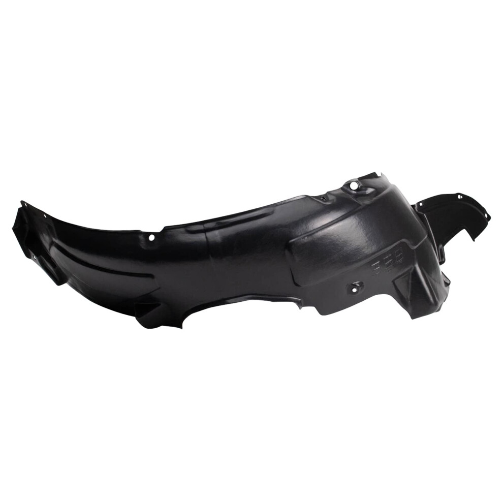 Trq Front Left Inner Fender Liner Drivers Side Compatible With 20092012 Hyundai Elantra Hy1248118 Black 195591095013