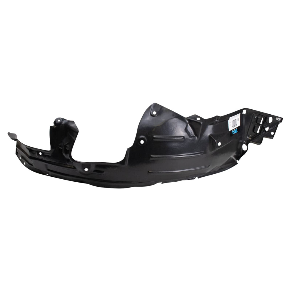 Trq Front Left Inner Fender Liner Drivers Side Compatible With 20112013 Hyundai Sonata Hy1248124 Black 195591095051