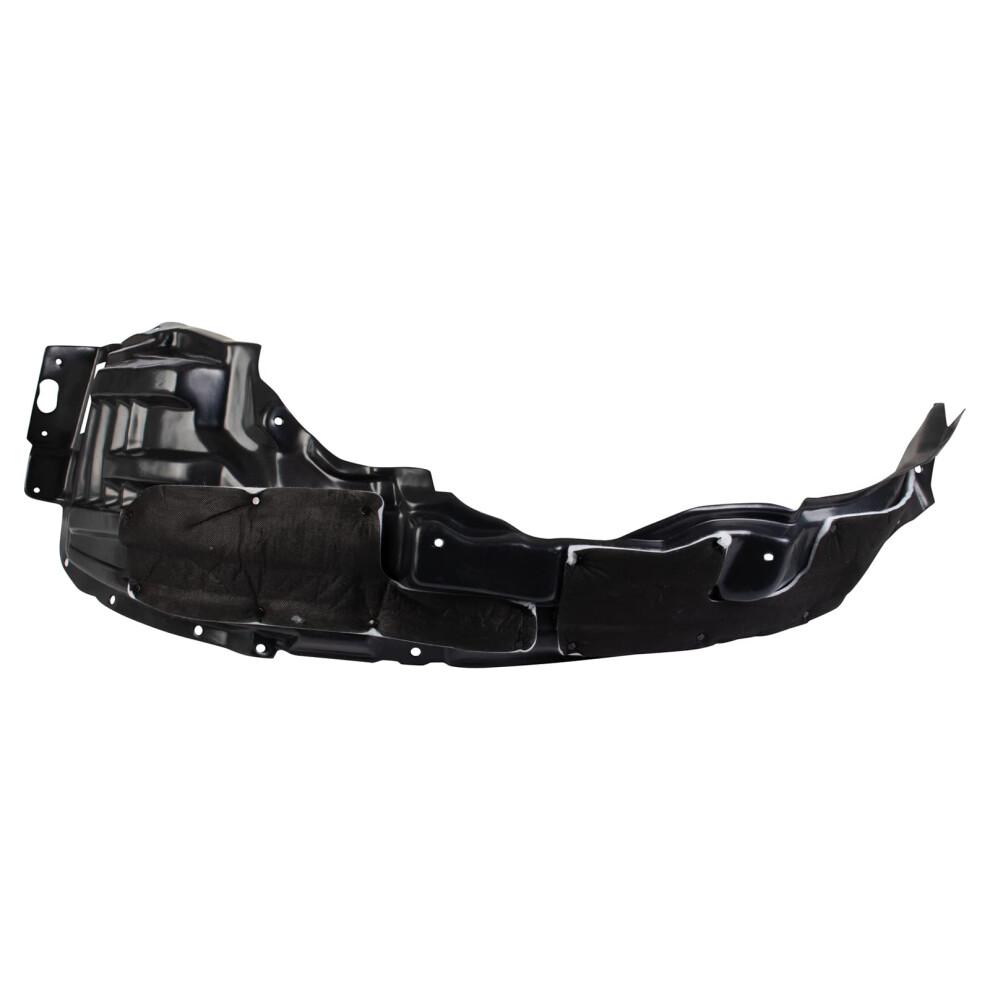 Trq Front Left Inner Fender Liner Drivers Side Compatible With 20142019 Mitsubishi Outlander Sport Mi1248127 Black 195591097819