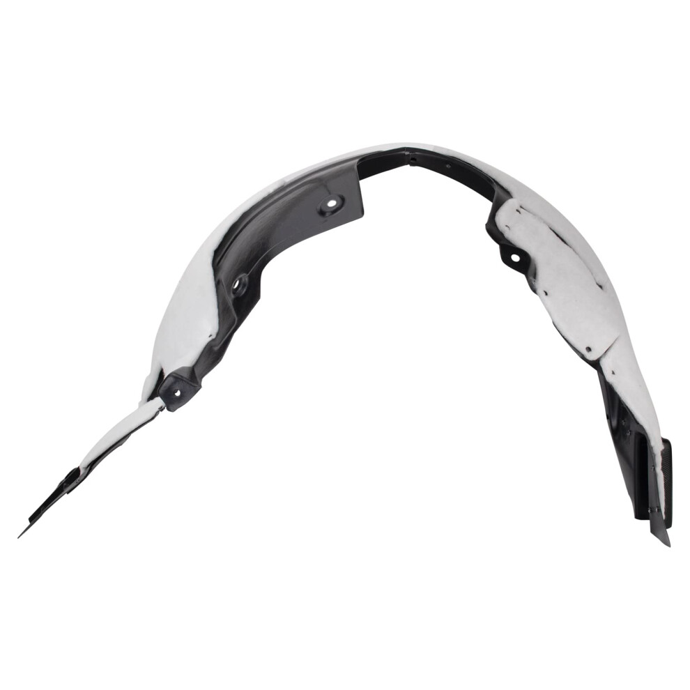 Trq Front Right Inner Fender Liner Passenger Side Compatible With 20142015 Hyundai Tucson Hy1249139 Black 195591094986