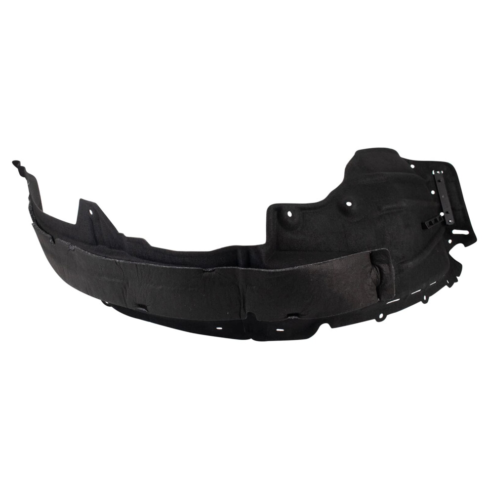 Trq Front Right Inner Fender Liner Passenger Side Compatible With 20182019 Lexus Nx300 Nx300h Lx1249139 Black 195591108003