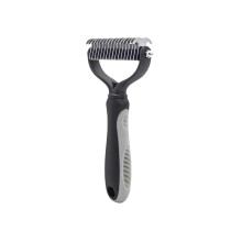 Safe Pet Hair Removal Comb for Dogs and Cats, Dematting Brush Tool for Thick Fur, Safe Detangler for Matted Hair