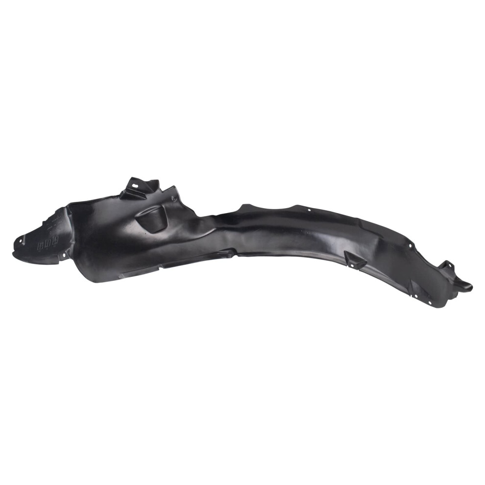 Trq Front Right Inner Fender Liner Passenger Side Compatible With 20072011 Chevrolet Aveo Gm1251127 Black 195591081542