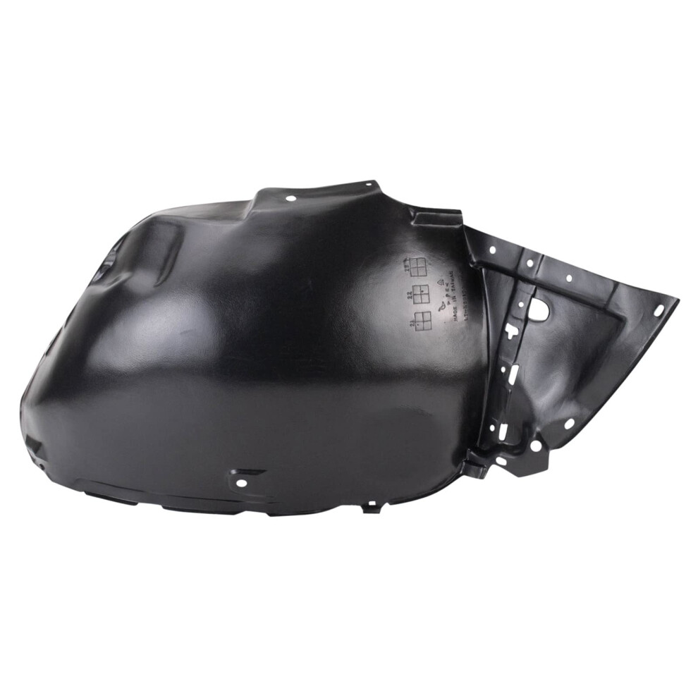 Trq Front Left Inner Fender Liner Drivers Side Compatible With 1998 Chevrolet Tracker 19891997 Geo 19891998 Suzuki Sidekick Sz1248102 Black 195591081054