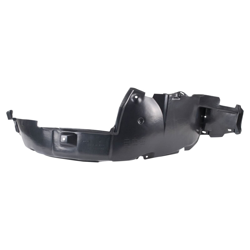 Trq Front Right Inner Fender Liner Passenger Side Compatible With 20042006 Hyundai Elantra Hy1251108 Black 195591094566