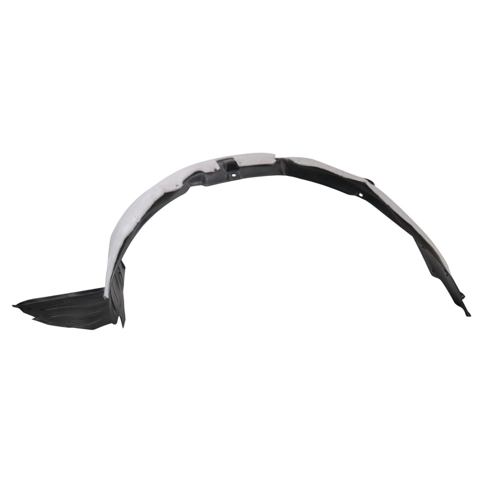 Trq Front Left Inner Fender Liner Drivers Side Compatible With 20122014 Hyundai Azera Hy1248166 Black 195591095174