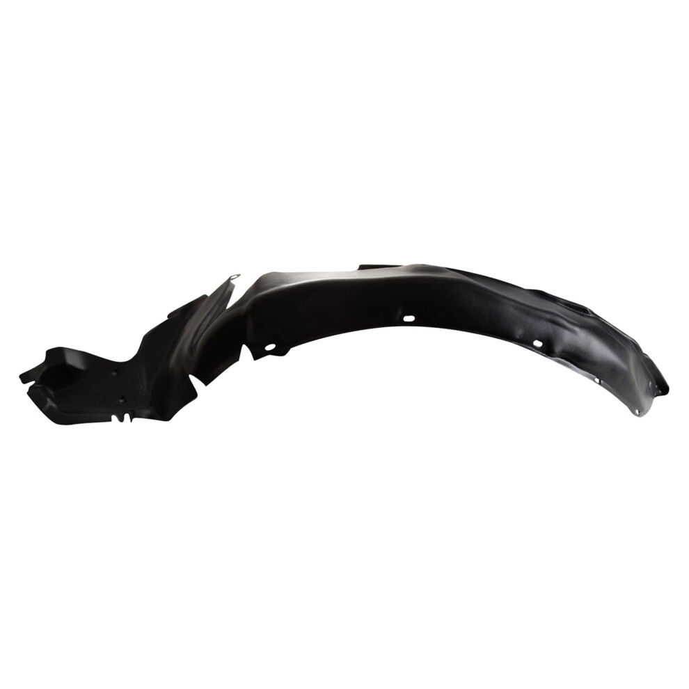 Trq Front Left Inner Fender Liner Drivers Side Compatible With 19881991 Honda Civic Ho1248108 Black 195591088282