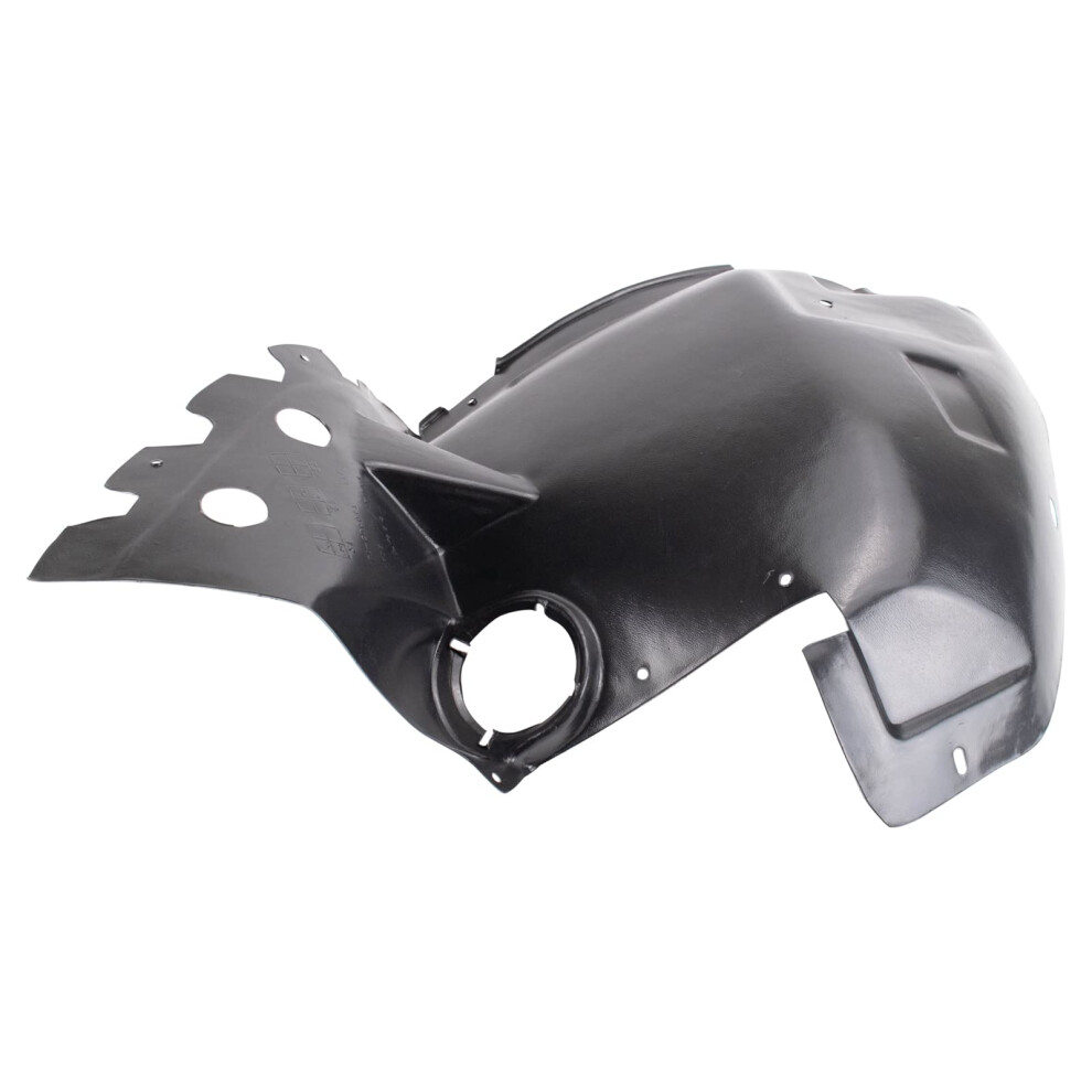 Trq Front Right Forward Inner Fender Liner Passenger Side Compatible With 20082014 Cadillac Cts Gm1249198 Black 195591080200
