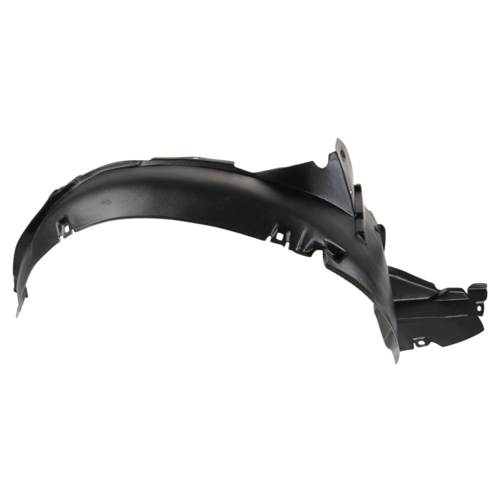 Trq Front Right Inner Fender Liner Passenger Side Compatible With 20022005 Hyundai Sonata Hy1249108 Black 195591094603