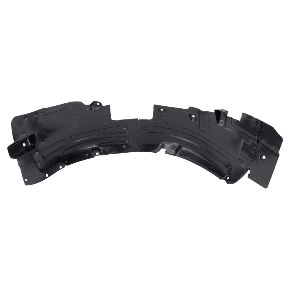 Trq Front Left Inner Fender Liner Drivers Side Compatible With 20142015 Hyundai Tucson Hy1248139 Black 195591094962