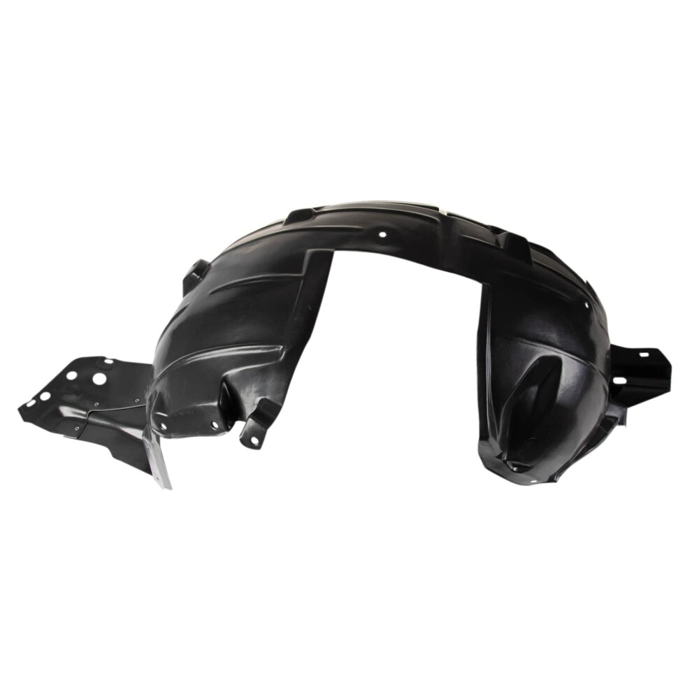 Trq Front Right Inner Fender Liner Passenger Side Compatible With 20102012 Nissan Sentra Ni1249132 Black 195591099936