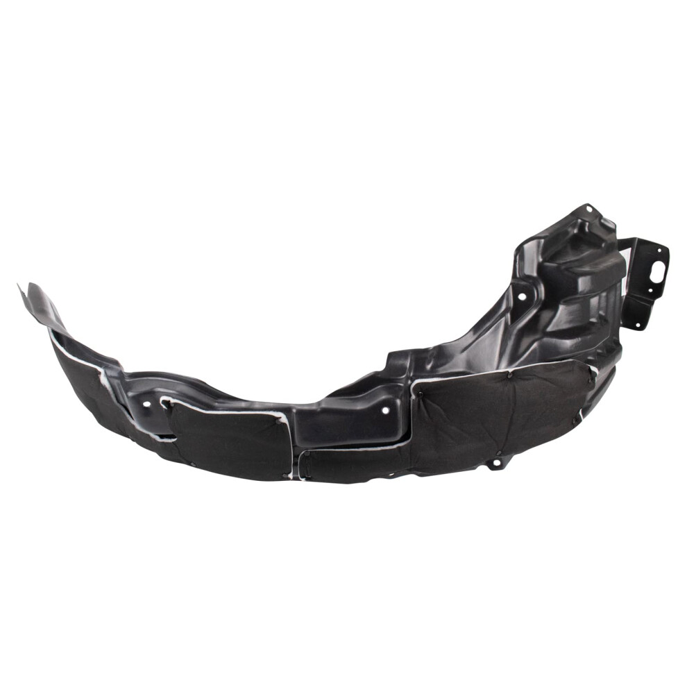Trq Front Right Inner Fender Liner Passenger Side Compatible With 20142019 Mitsubishi Outlander Sport Mi1249127 Black 195591097833
