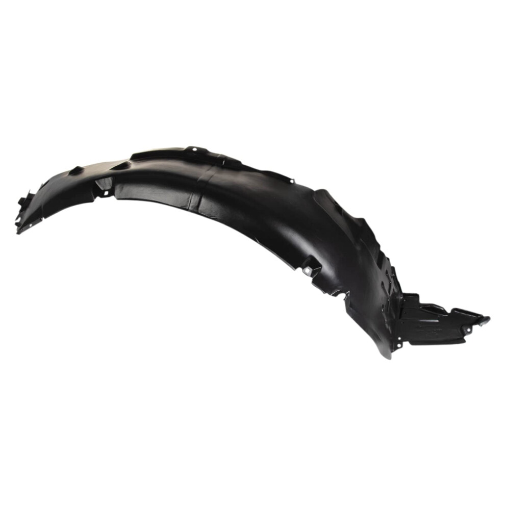 Trq Front Right Inner Fender Liner Passenger Side Compatible With 20092010 Hyundai Sonata Hy1249115 Black 195591095044