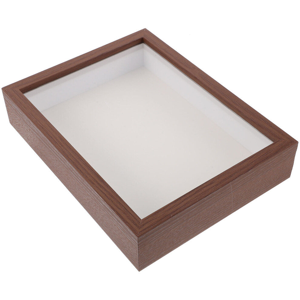 Retro Shadow Box Frame Wood Display Artists Wedding 1pcs-image-OPC-PKBWSTJ-NEW