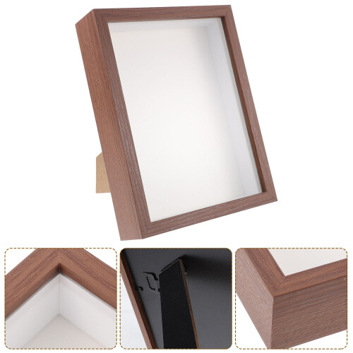 Retro Shadow Box Frame Wood Display Artists Wedding 1pcs 2