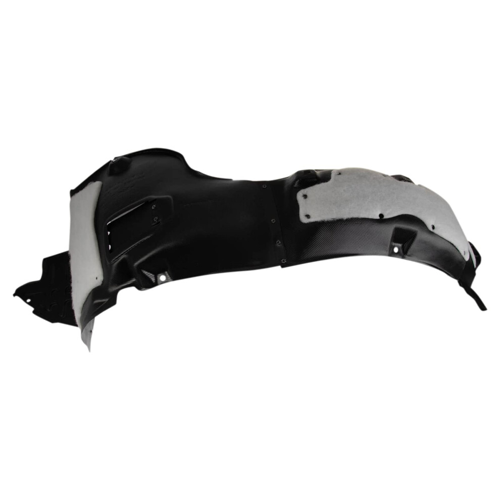 Trq Front Left Inner Fender Liner Drivers Side Compatible With 20112013 Hyundai Sonata Hy1248134 Black 195591095068