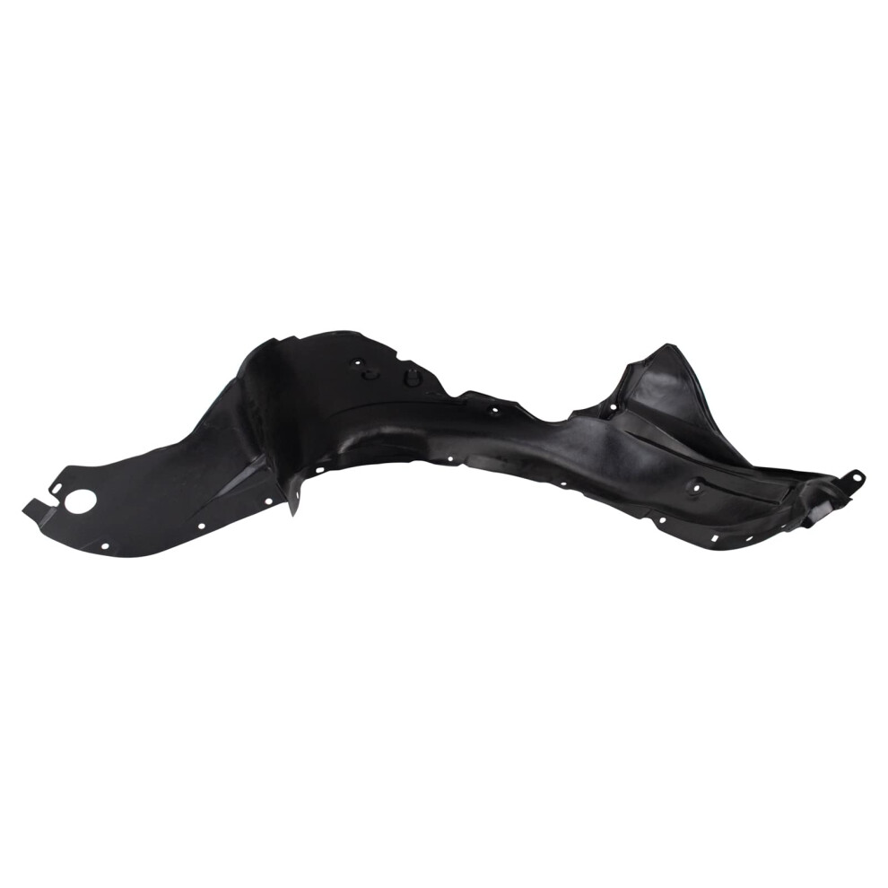 Trq Front Right Inner Fender Liner Passenger Side Compatible With 20032004 Mazda 6 Ma1249118 Black 195591098113