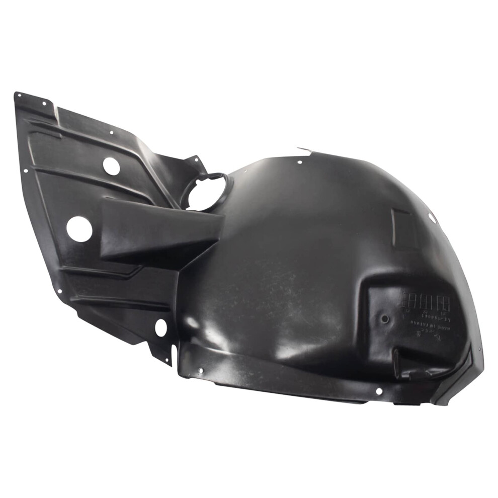 Trq Front Left Forward Inner Fender Liner Drivers Side Compatible With 20092015 Cadillac Cts Gm1248229 Black 195591080255