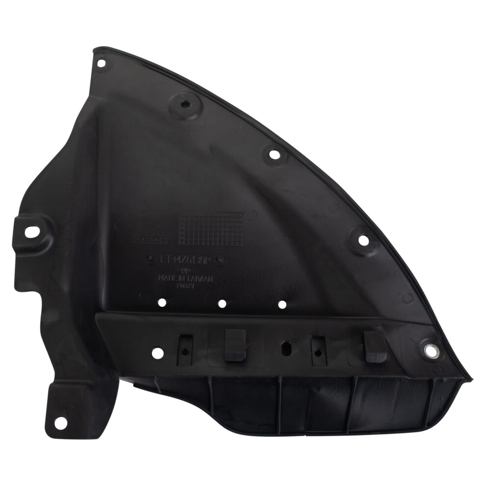 Trq Front Right Inner Fender Liner Passenger Side Compatible With 20162022 Mazda Cx9 Ma1251122 Black 195591098793