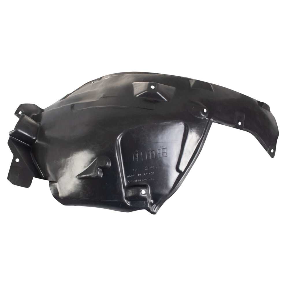 Trq Front Left Rearward Inner Fender Liner Drivers Side Compatible With 20072008 Infiniti G35 20092013 G37 2015 Q40 In1248107 In1248126 Black 195591099943