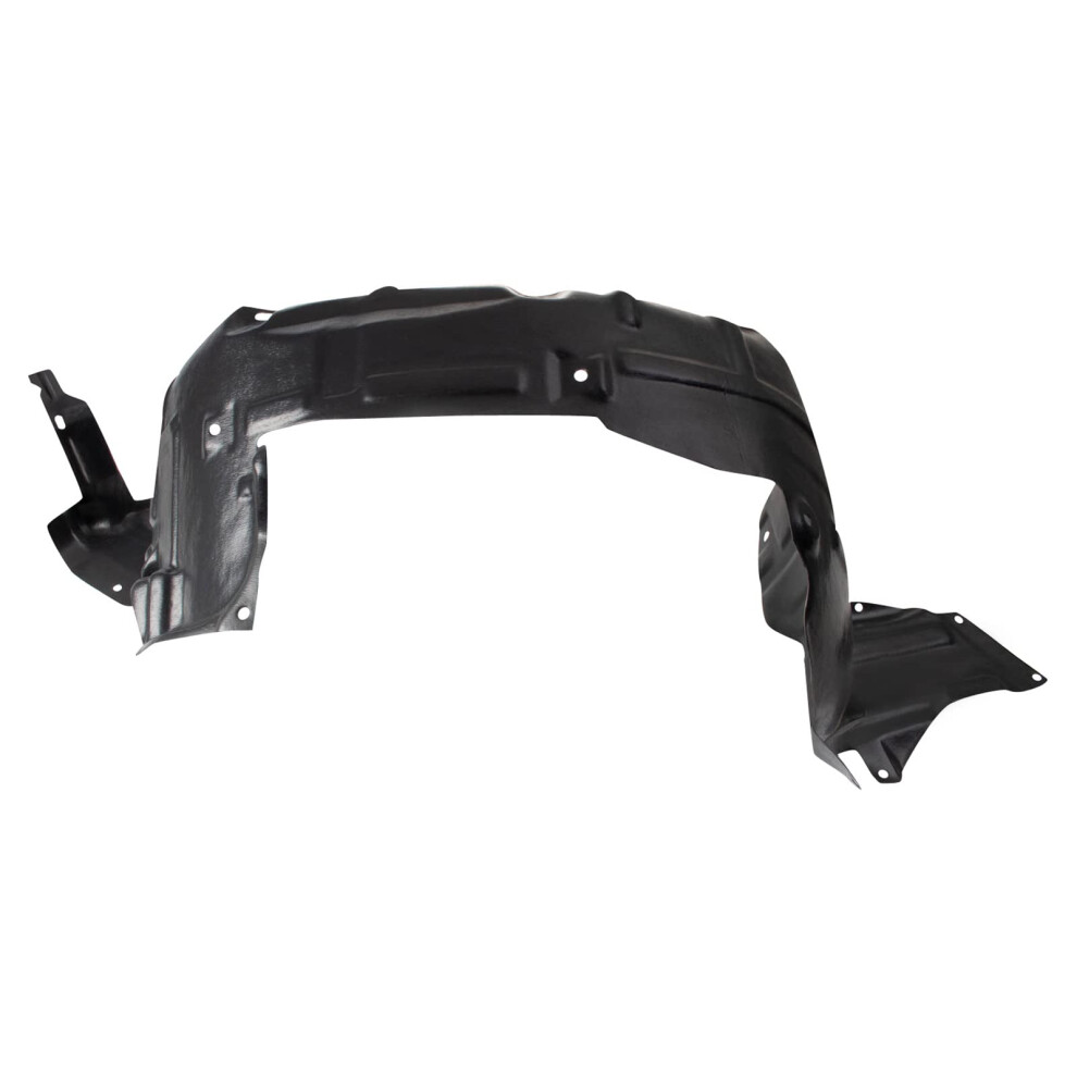 Trq Front Left Inner Fender Liner Drivers Side Compatible With 19952000 Mazda Millenia Ma1248115 Black 195591098069