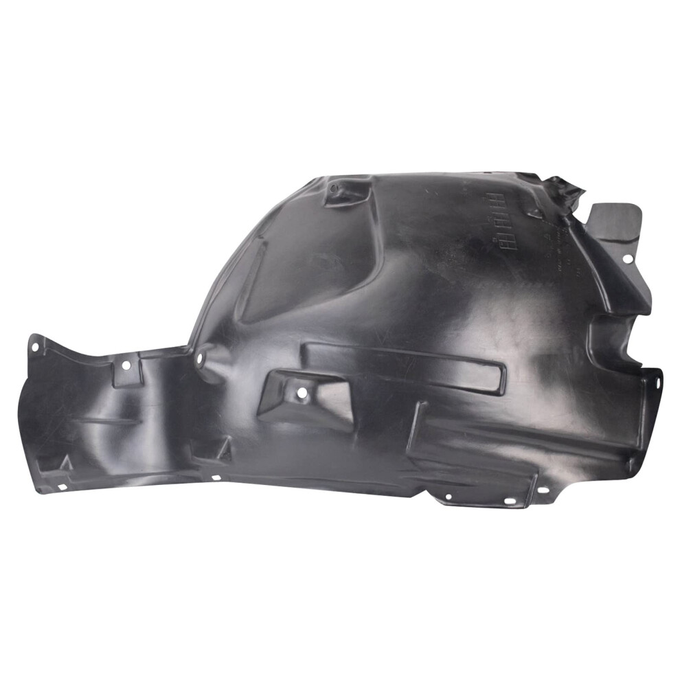 Trq Front Left Rearward Inner Fender Liner Drivers Side Compatible With 20082013 Infiniti G37 In1248115 Black 195591099981