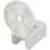 Wall-Mounted Holder for Echo Dot 5th/4th Gen, ABS Cable Management Bracket, Space-Saving Design, Easy Install White 2