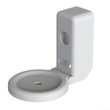 Wall-Mounted Holder for Echo Dot 5th/4th Gen, ABS Cable Management Bracket, Space-Saving Design, Easy Install White
