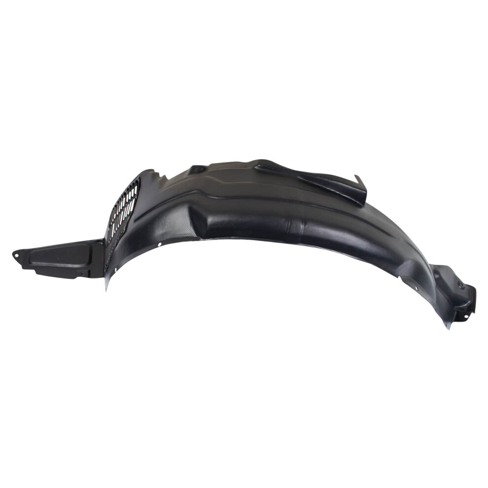 Trq Front Left Inner Fender Liner Drivers Side Compatible With 20062010 Kia Rio Ki1248104 Black 195591096119