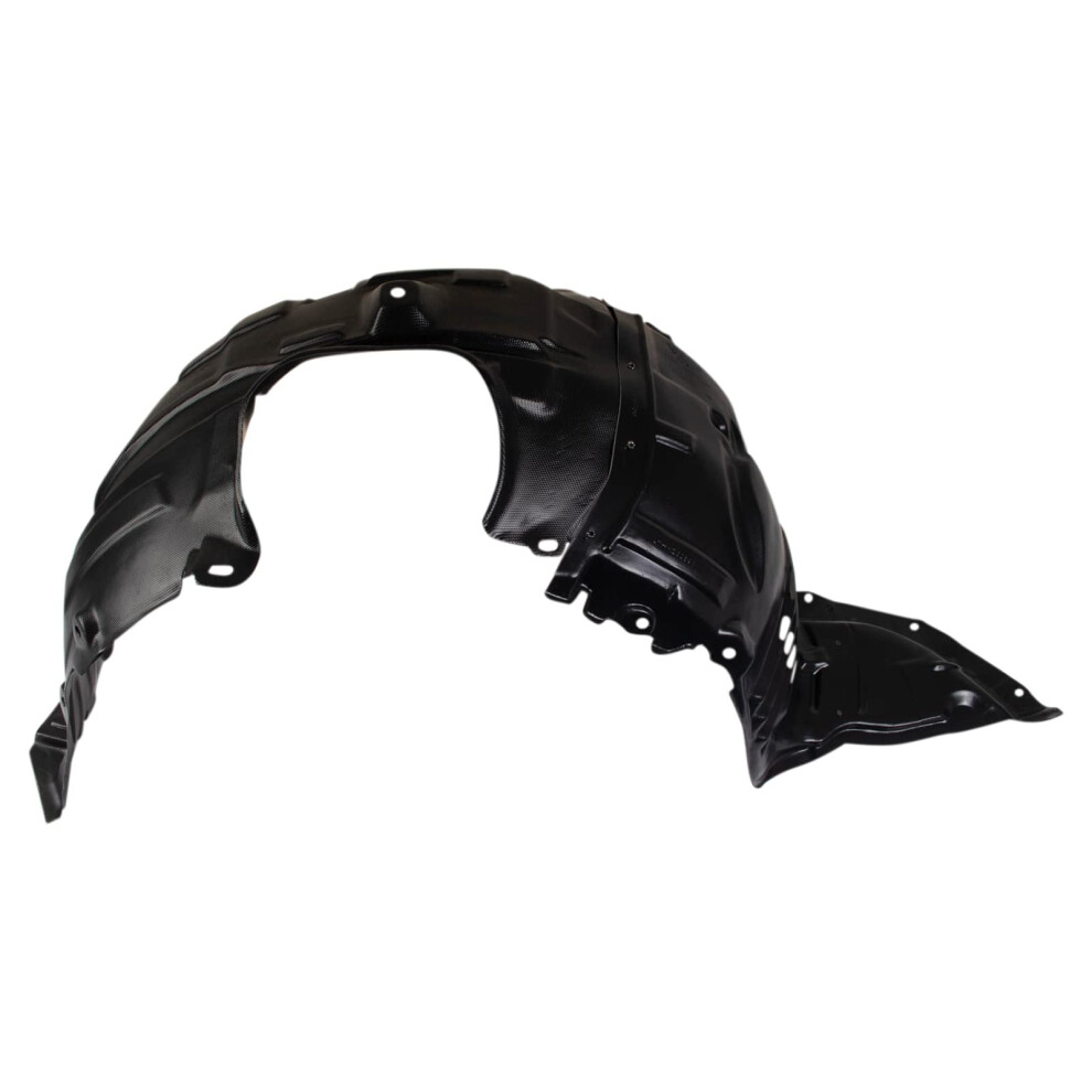 Trq Front Left Inner Fender Liner Drivers Side Compatible With 20072009 Mazda 3 Ma1248129 Black 195591098380