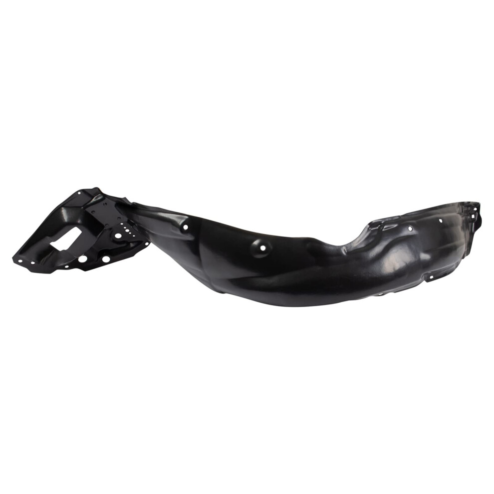 Trq Front Left Inner Fender Liner Drivers Side Compatible With 20092010 Pontiac Vibe Gm1248210 Black 195591103916