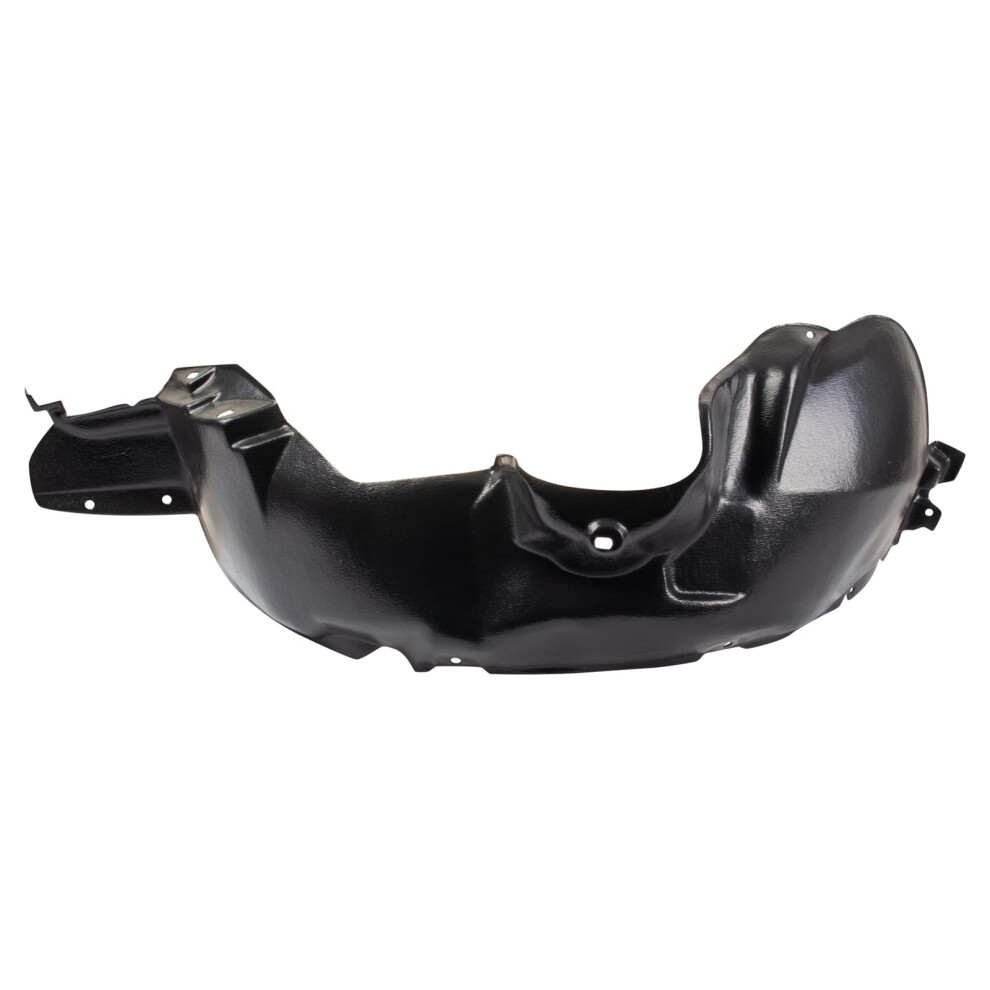 Trq Front Left Inner Fender Liner Drivers Side Compatible With 20032005 Kia Rio Ki1250106 Black 195591095990