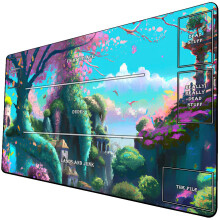 MTG Playmat Jtkszonyeg MTG TCG-hez 24 x 14 hvelykes Kereskedelmi krtyval tintzott jtkszonyegek troltskval Sima gumi felletu harci jtk