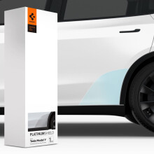 Spigen Autolackschutzfolie [PlatinumShield] Entwickelt fr Tesla Model Y (2021/2022/2023/2024/2025)  Fender