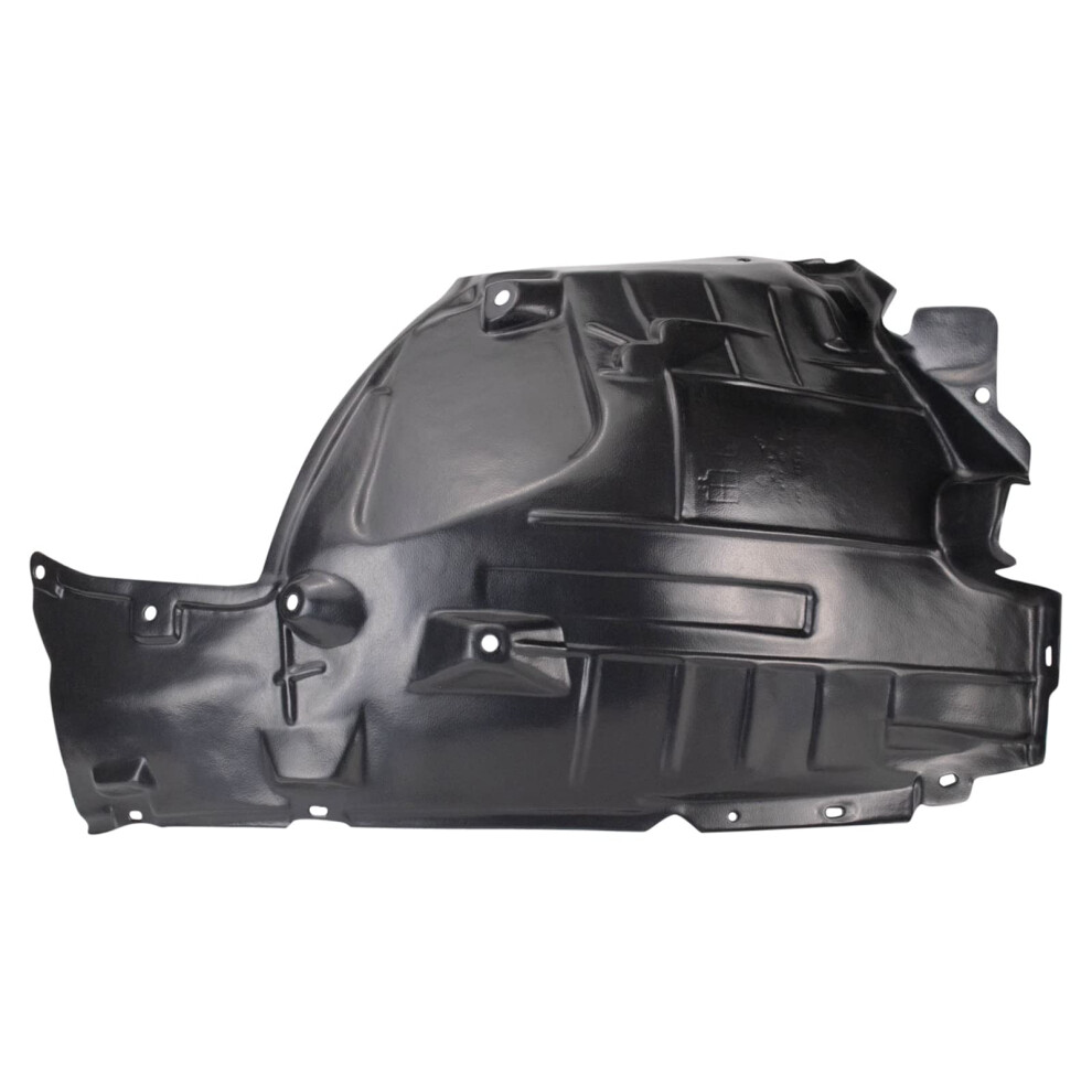 Trq Front Left Rearward Inner Fender Liner Drivers Side Compatible With 20092020 Nissan 370Z Ni1248122 Black 195591102377