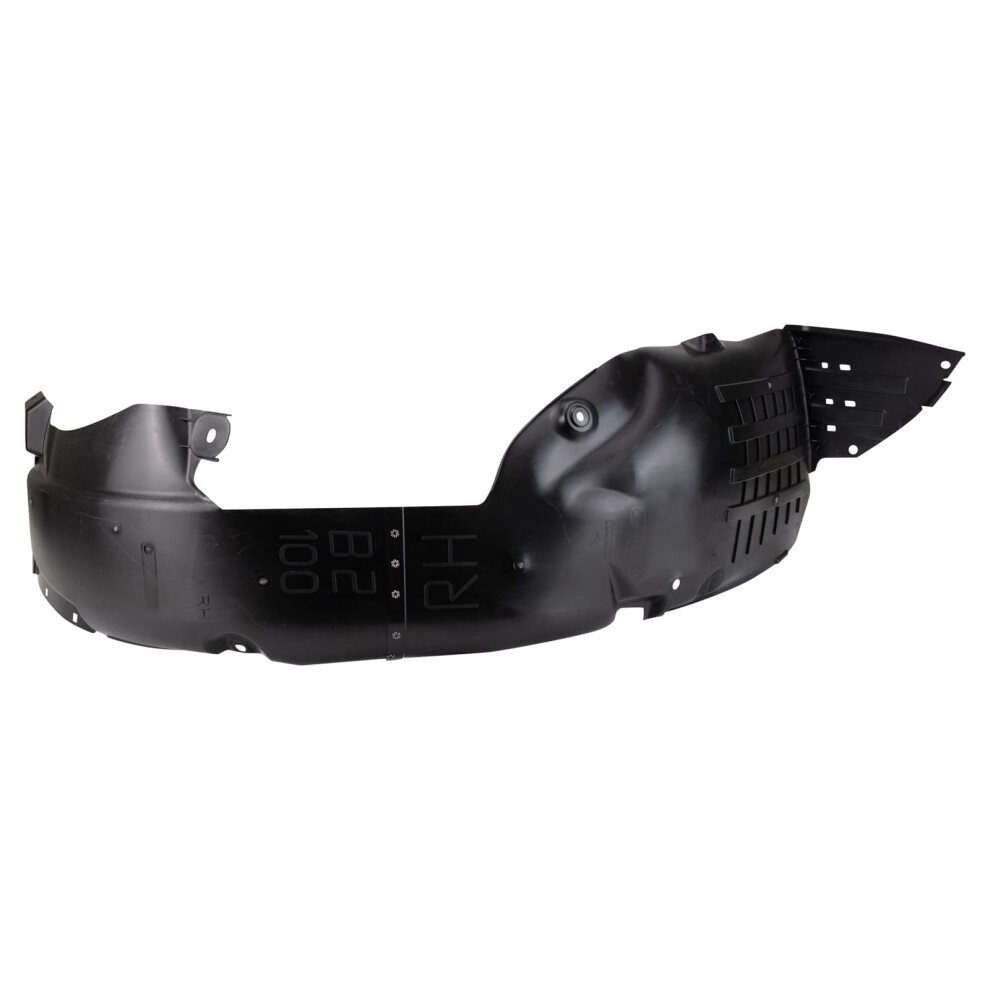 Trq Front Right Inner Fender Liner Passenger Side Compatible With 20142016 Kia Soul Ki1249130 Ki1249140 Black 195591096645
