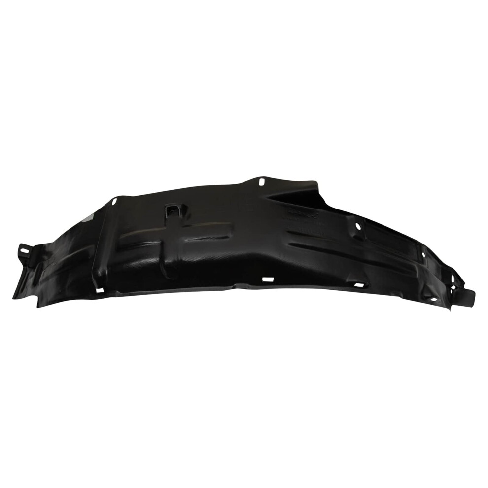 Trq Front Left Inner Fender Liner Drivers Side Compatible With 19871993 Mazda B2200 Ma1248116 Black 195591098021