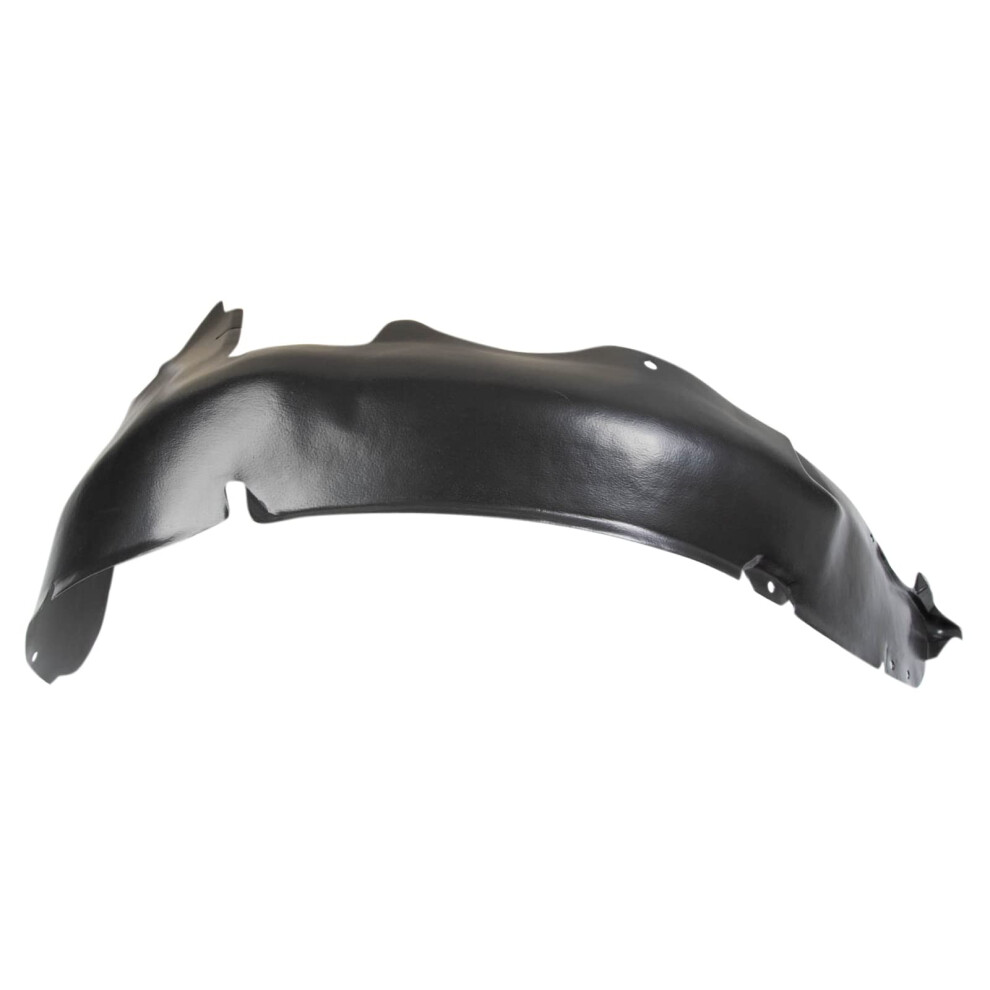 Trq Front Left Inner Fender Liner Drivers Side Compatible With 20042008 Chevrolet Aveo Gm1248162 Black 195591081313