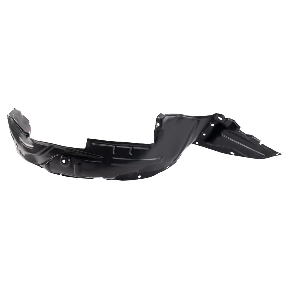 TRQ Front Right Inner Fender Liner Black Passenger Side Compatible with 20022003 Mazda Protege Protege5 MA1249113