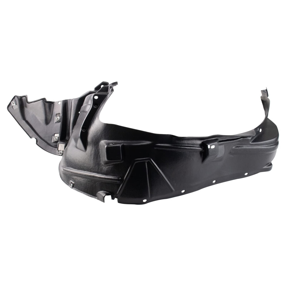 Trq Front Left Inner Fender Liner Drivers Side Compatible With 20122014 Honda Ridgeline Ho1248156 Black 195591094023