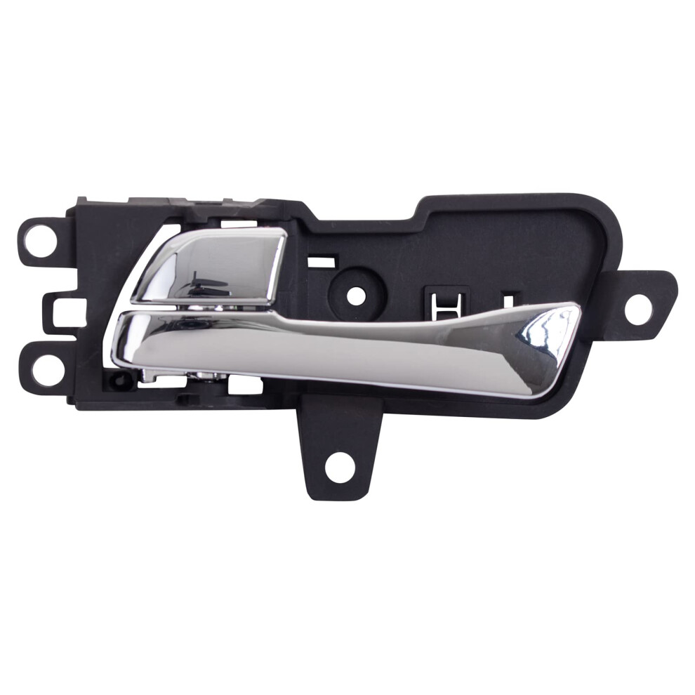 Trq Driver Side Interior Door Handle Chrome Compatible With 20112014 Hyundai Sonata 195591459891