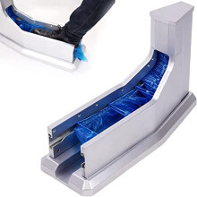 Automatic Shoe Cover Dispenser with Portable Overshoe Machine, Disposable Plastic Covers for Cleanrooms and Hygiene Areas