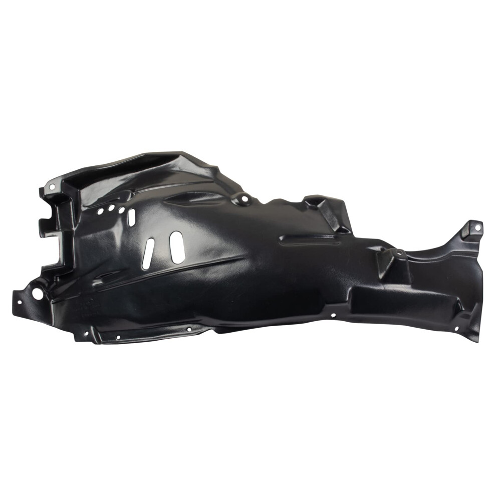 Trq Front Right Rearward Inner Fender Liner Passenger Side Compatible With 20052006 Infiniti G35 In1251107 Black 195591099646