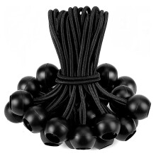 12palcov bungee nury s mcky - Heavy Duty Ball Bungee nury pro plachty Canopies Stany - Elastick zavazovac popruhy Mal Bungee popruhy 12"""" Bung