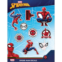 Obtisky Marvel Spider-Man  sada 9 vinylovch samolepek na helmu na vodn lhve na kolo, notebook a skateboardov auto  samolepky Marvel pro deti a