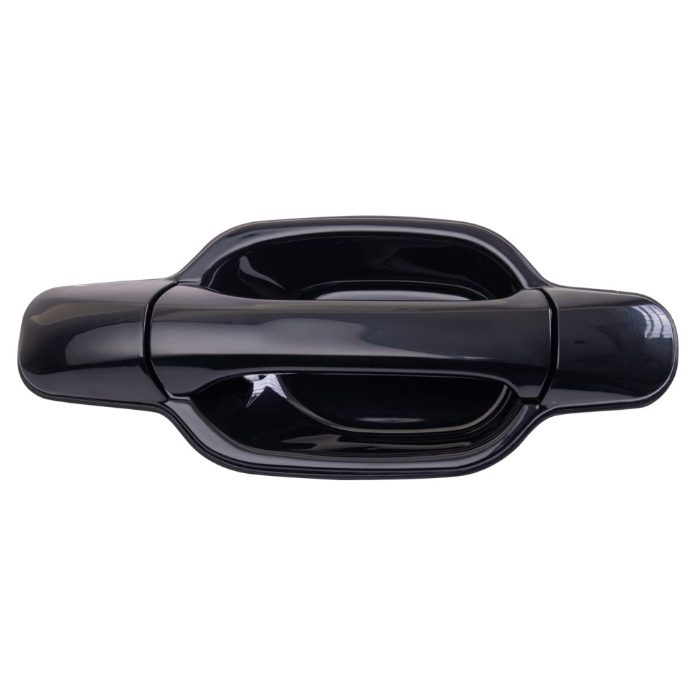 Trq Front Right Exterior Door Handle Passenger Side Compatible With 20042012 Chevrolet Colorado Gmc Canyon Black 195591459518