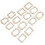 40 Pcs Wooden Photo Frame Accessories Handmade 1