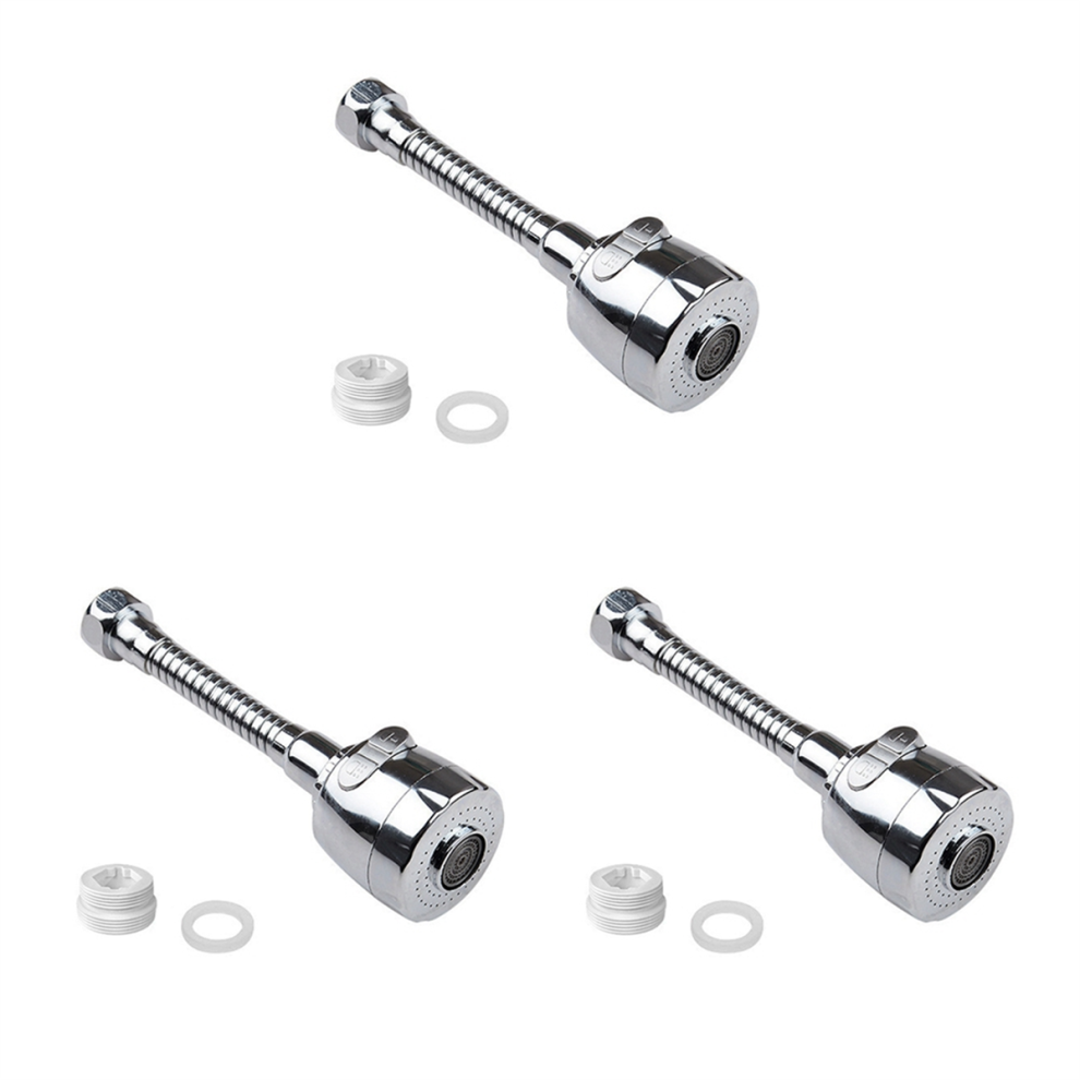 3 Set Kitchen Stainless Steel Faucet Sprayer Splash-Proof Bubbler 4711736609059