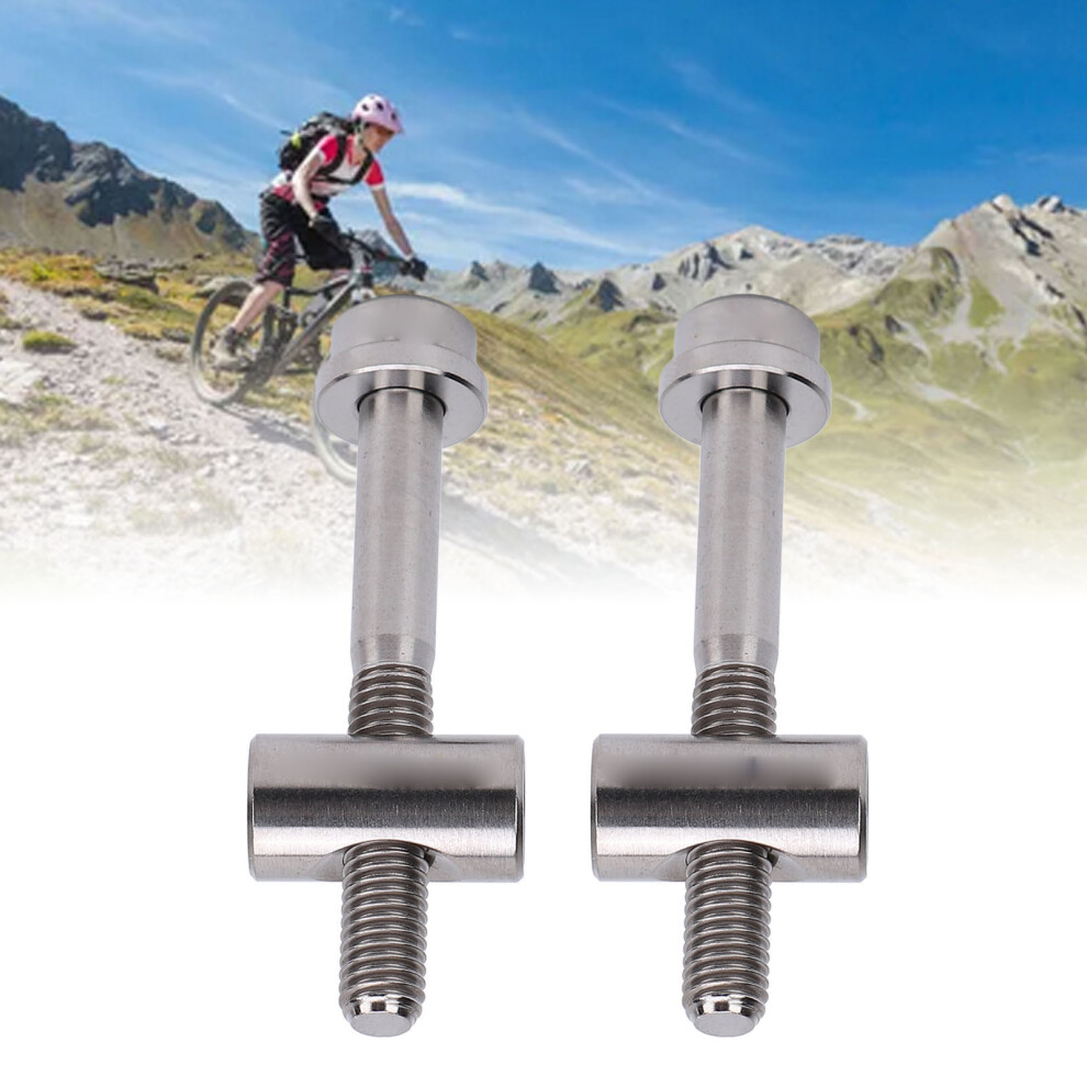 2Pcs Ti Alloy M5x40mm Bike Seatpost Screws Cycling Fixing Bolts Ti Color 9451346579964