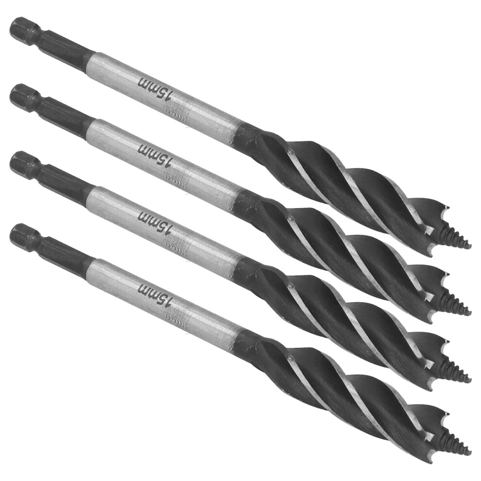 4Pcs Woodworking Drill Bit Metal Hole Saw Auger